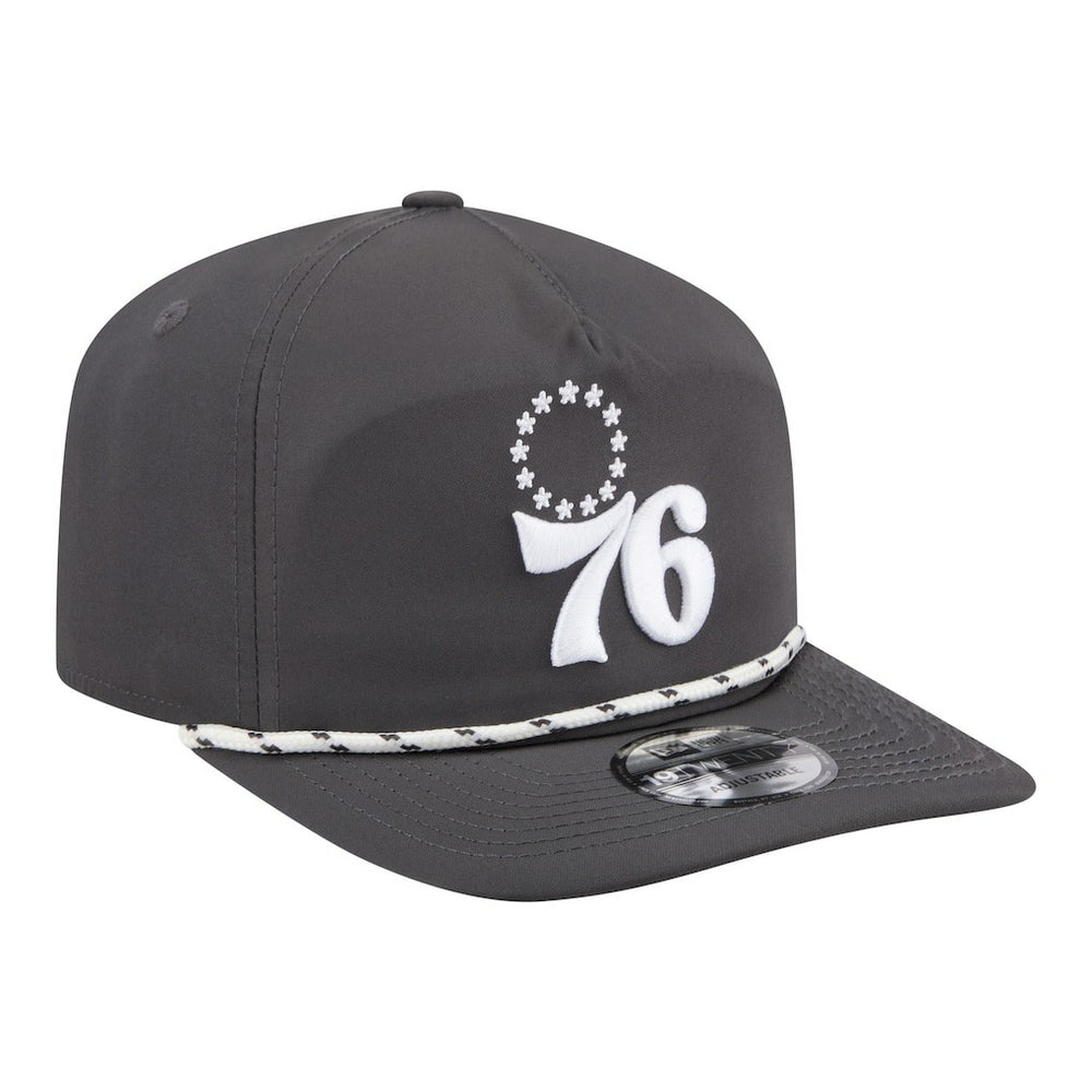 Philadelphia 76ers Tonal Rope 19TWENTY Adjustable Hat - Graphite | New Era discount