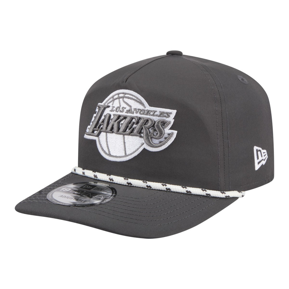 Los Angeles Lakers Tonal Rope 19TWENTY Adjustable Hat - Graphite | New Era on sale