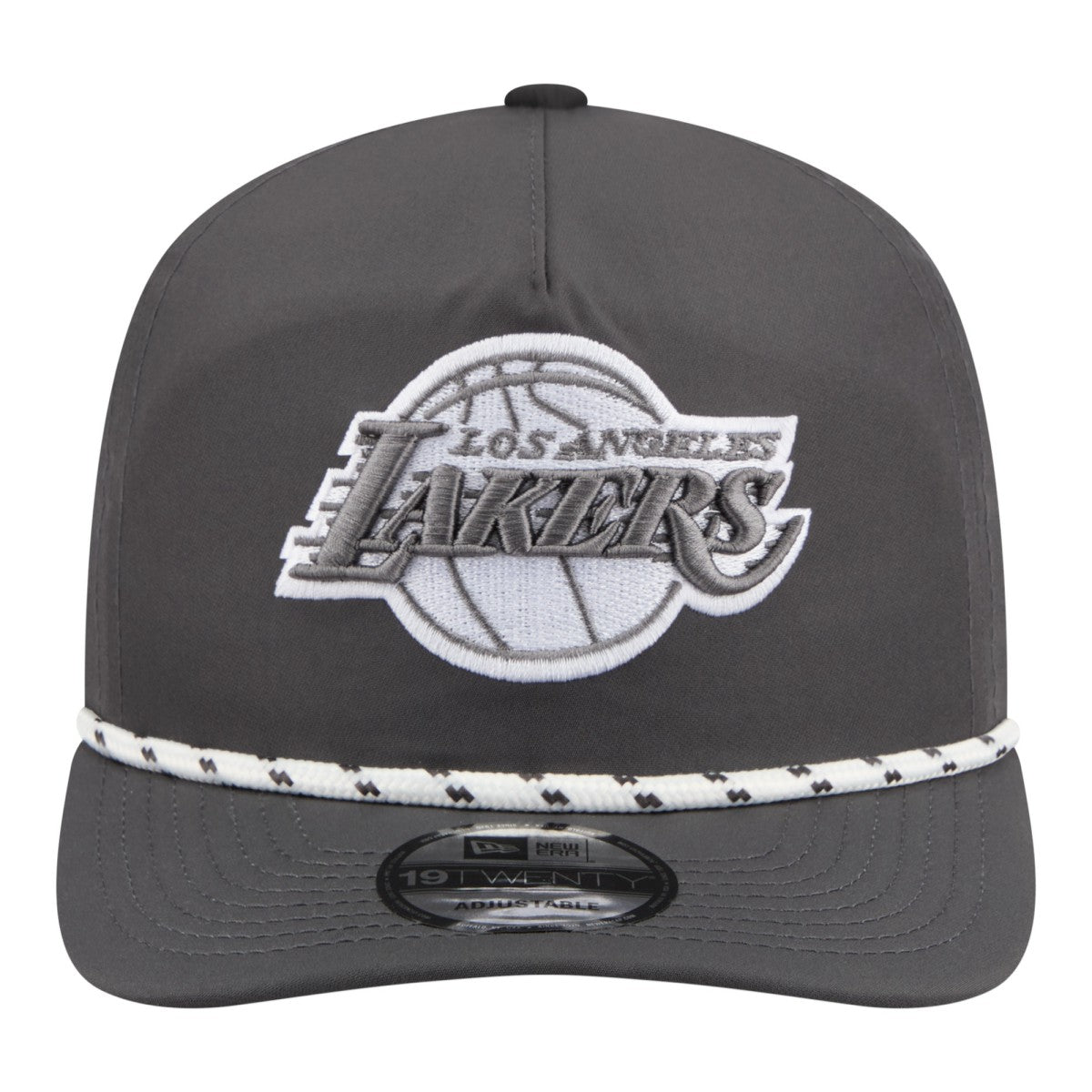 Los Angeles Lakers Tonal Rope 19TWENTY Adjustable Hat - Graphite | New Era on sale