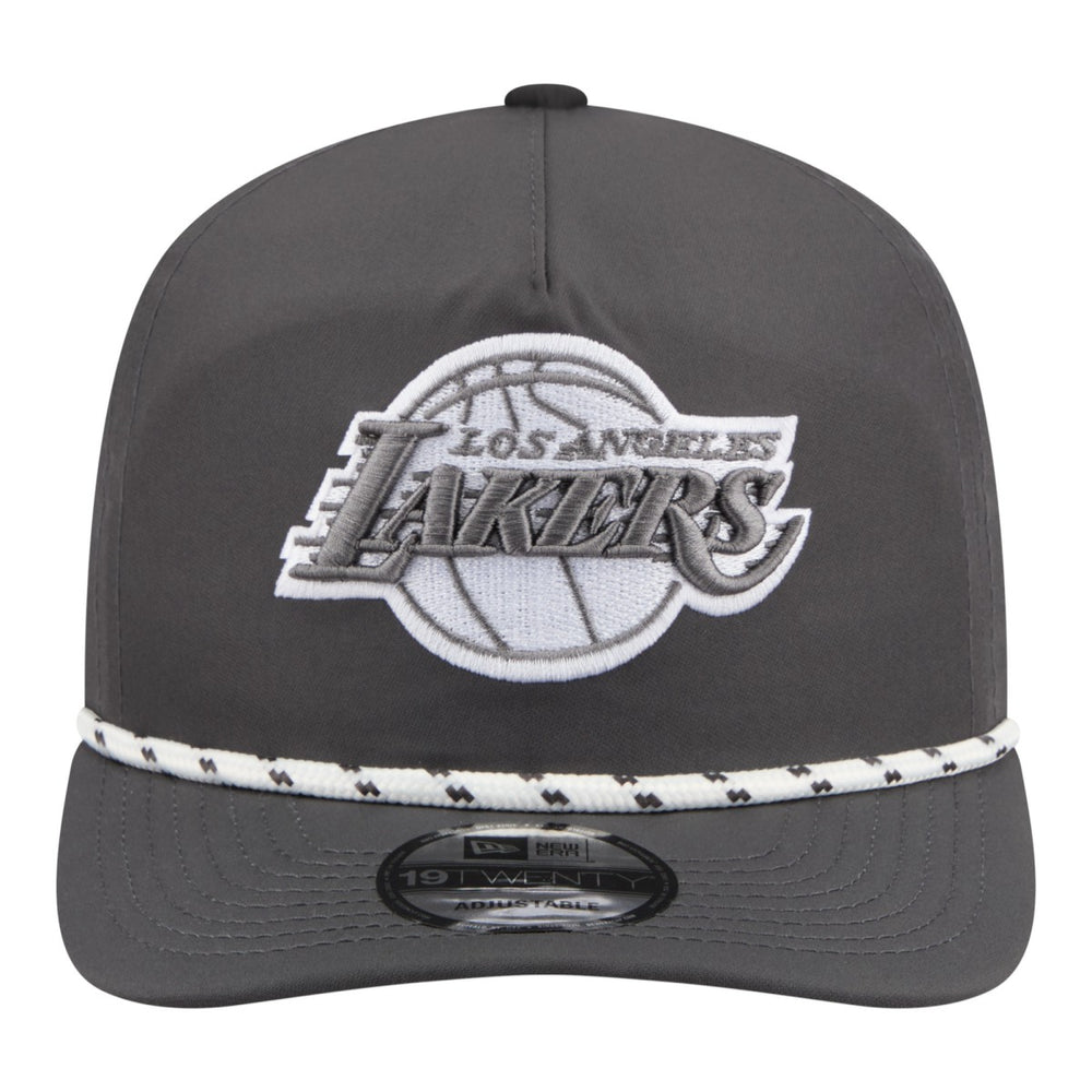 Los Angeles Lakers Tonal Rope 19TWENTY Adjustable Hat - Graphite | New Era on sale