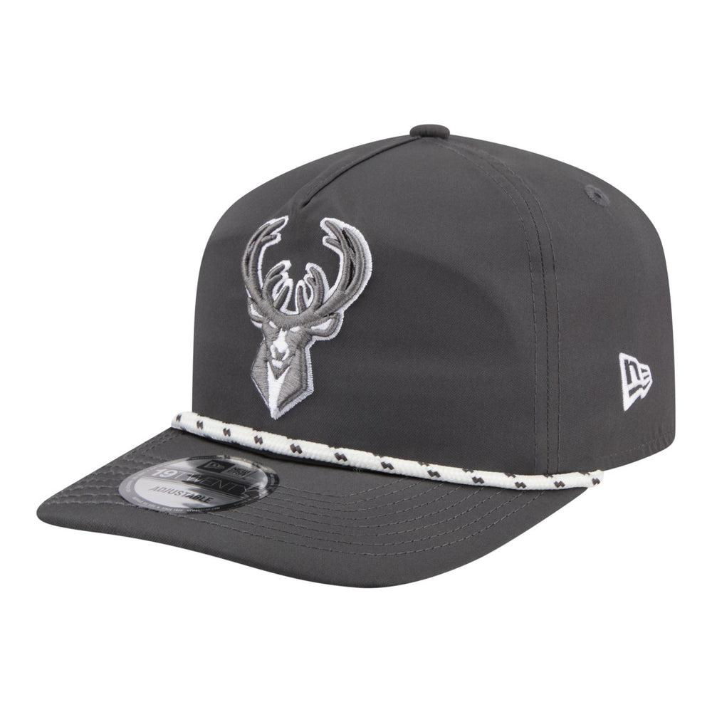 Milwaukee Bucks Tonal Rope 19TWENTY Adjustable Hat - Graphite | New Era on sale
