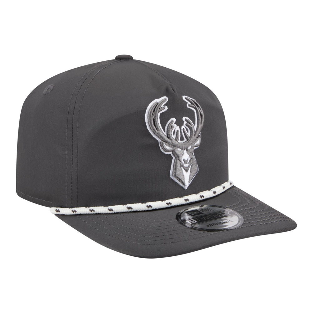 Milwaukee Bucks Tonal Rope 19TWENTY Adjustable Hat - Graphite | New Era on sale