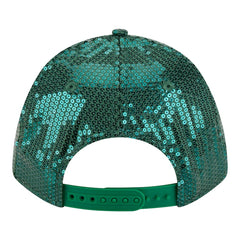 Boston Celtics Women's Sequin M-Crown 9FORTY Adjustable Hat - Kelly Green | New Era online