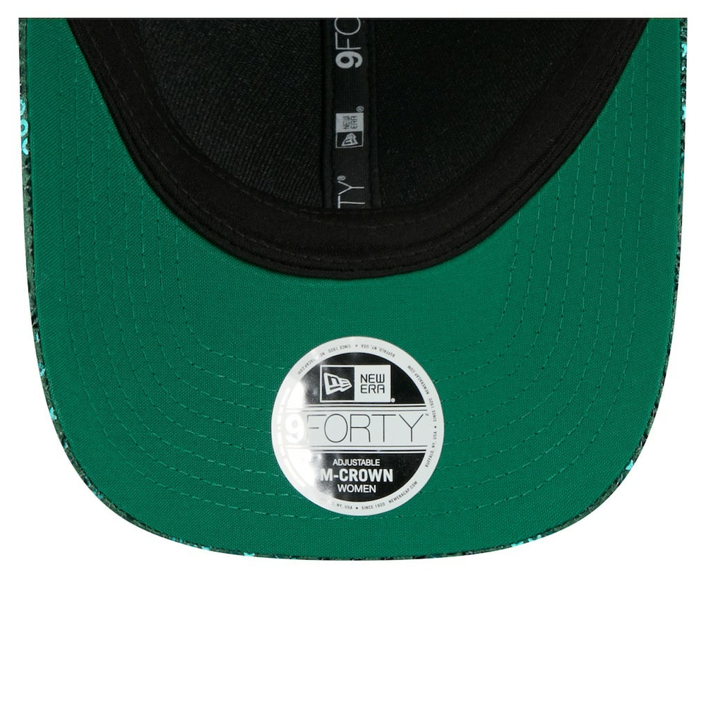 Boston Celtics Women's Sequin M-Crown 9FORTY Adjustable Hat - Kelly Green | New Era online