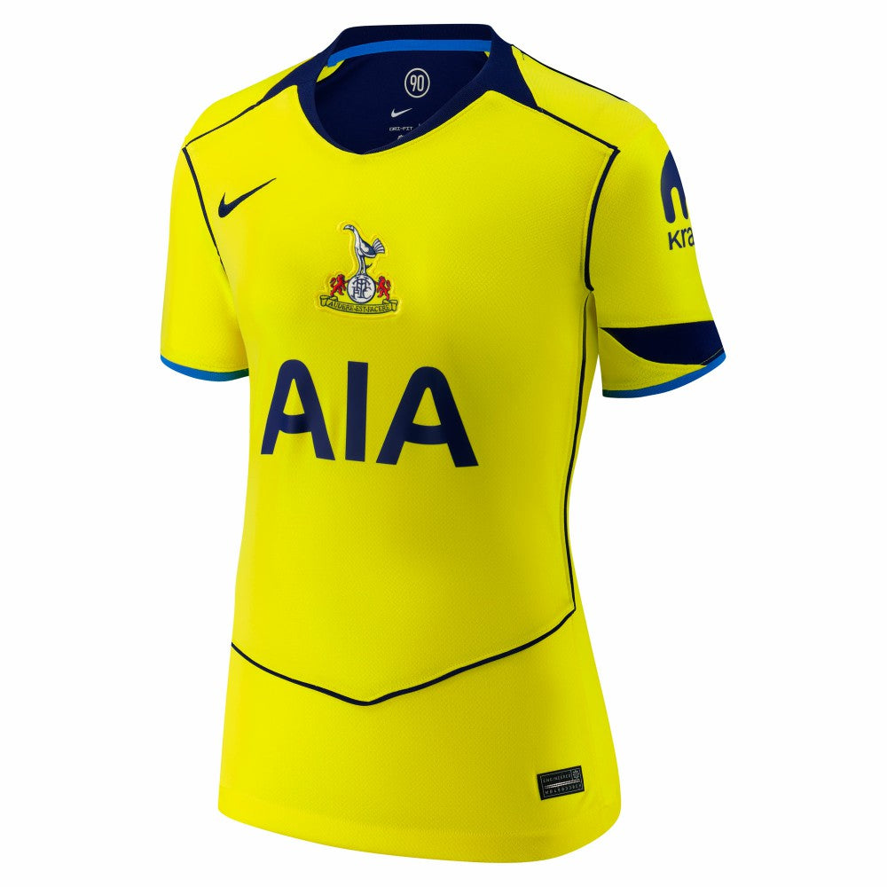 Tottenham Hotspur Women's 2025/26 Third Replica Custom Jersey - Yellow | Nike shop