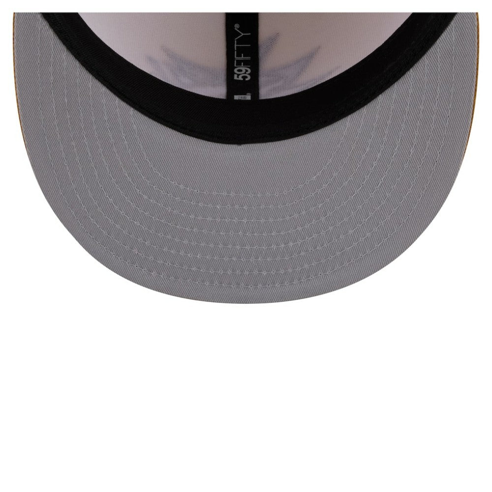 San Jose Sharks New Era Colorpack Two-Tone 59FIFTY Fitted Hat Cream/Tan