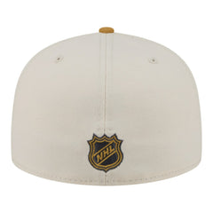 Toronto Maple Leafs New Era Colorpack Two-Tone 59FIFTY Fitted Hat Cream/Tan
