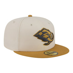 Utah Mammoth New Era Colorpack Two-Tone 59FIFTY Fitted Hat Cream/Tan