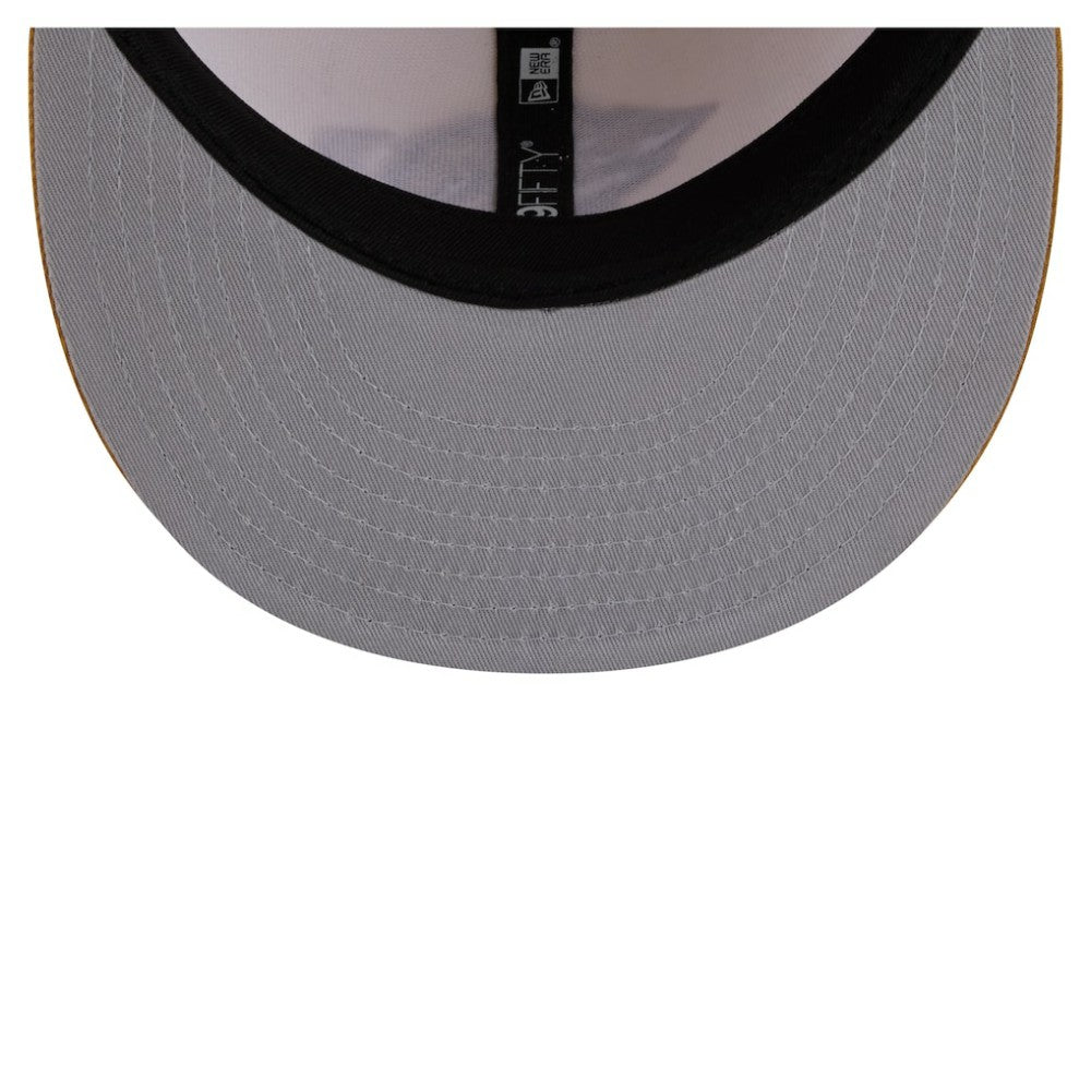 Utah Mammoth New Era Colorpack Two-Tone 59FIFTY Fitted Hat Cream/Tan