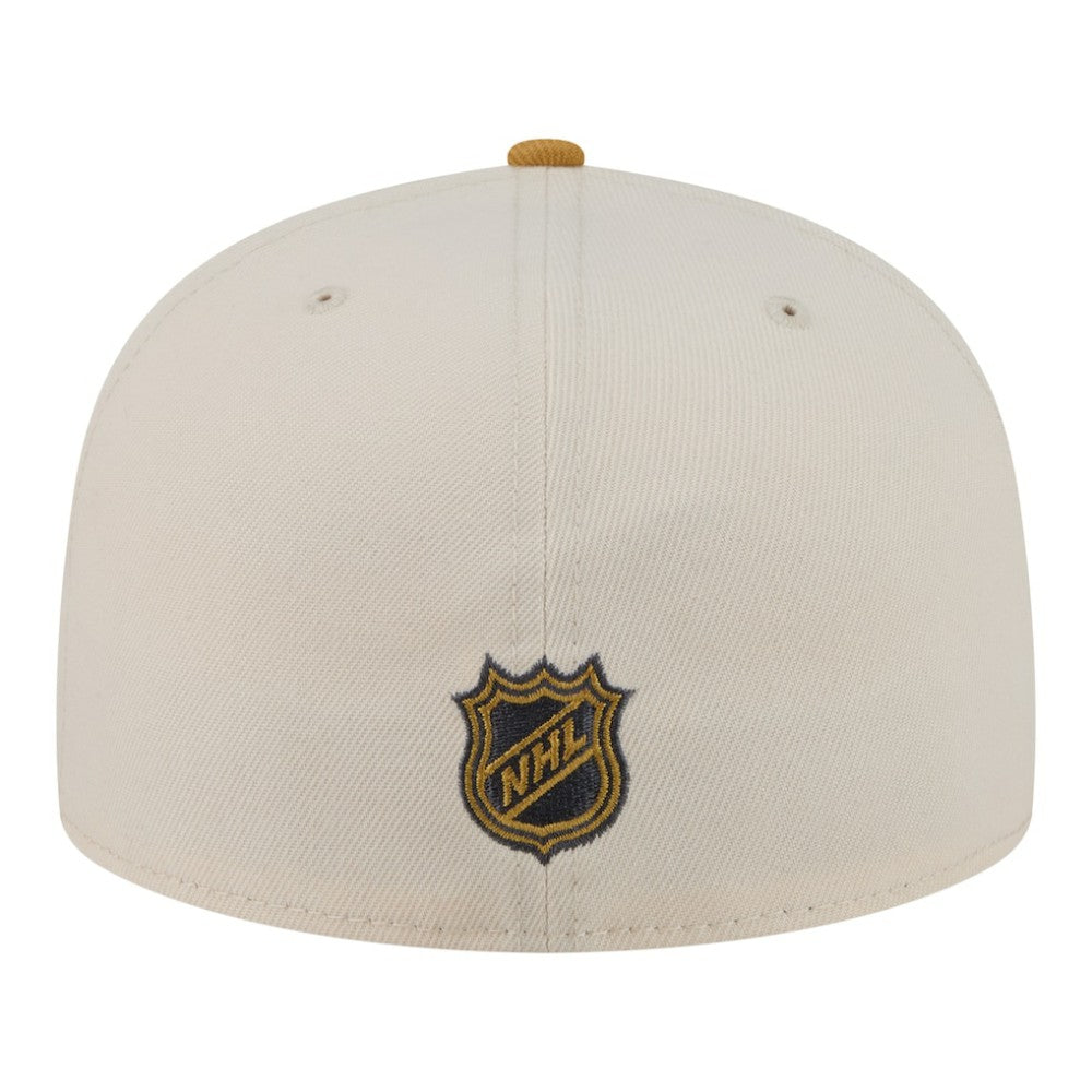 Vegas Golden Knights New Era Colorpack Two-Tone 59FIFTY Fitted Hat Cream/Tan