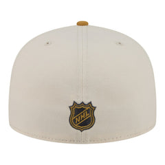 Edmonton Oilers New Era Colorpack Two-Tone 59FIFTY Fitted Hat Cream/Tan