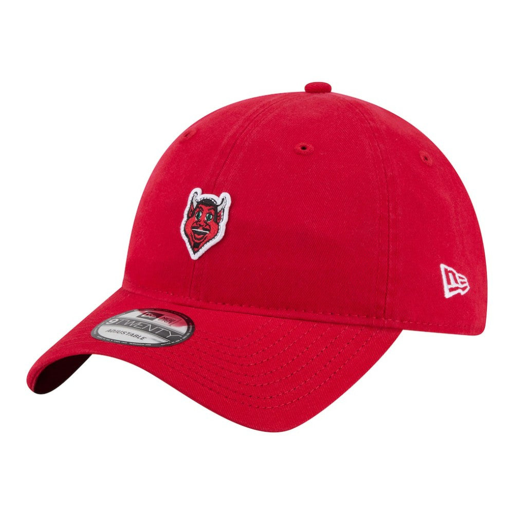 New Jersey Devils New Era Unisex Mascot Patch 9TWENTY Adjustable Hat Red
