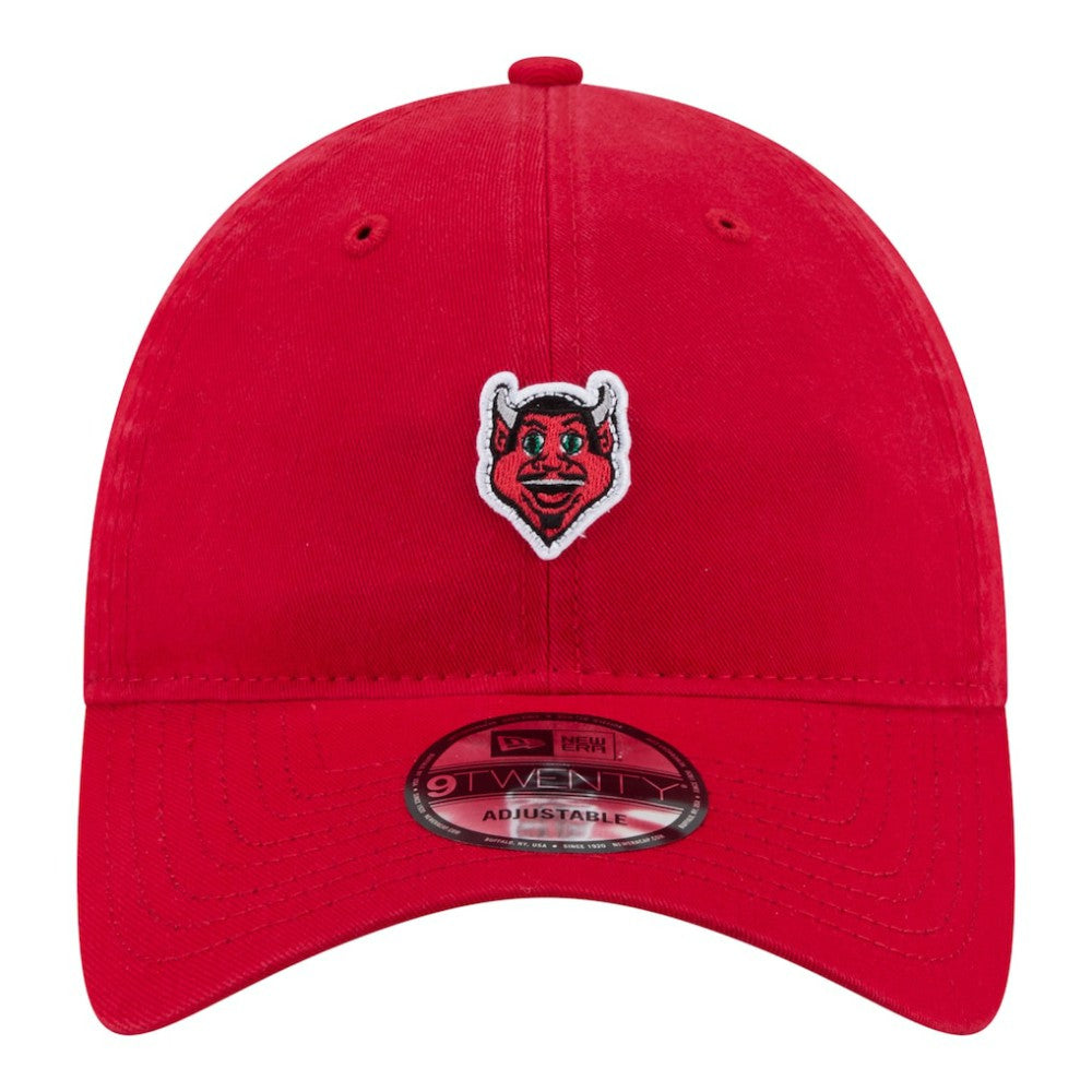 New Jersey Devils New Era Unisex Mascot Patch 9TWENTY Adjustable Hat Red