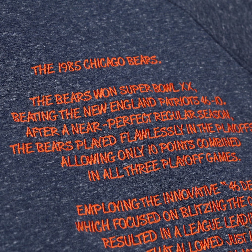 Chicago Bears 1985 Super Bowl Champions Winning Streak Hoodie - Navy for sale