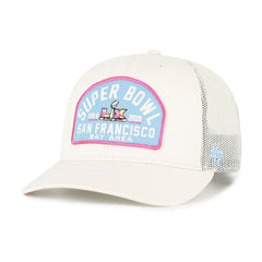 Super Bowl LX '47 Leland Adjustable Trucker Hat - Natural cheap