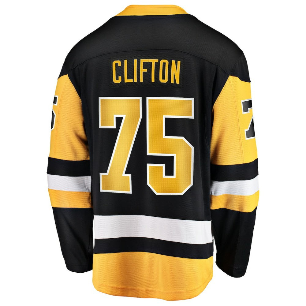 Connor Clifton Pittsburgh Penguins Fanatics Home Breakaway Jersey Black
