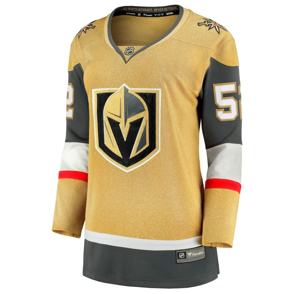 Dylan Coghlan Vegas Golden Knights Fanatics Women's Home Breakaway Jersey Gold