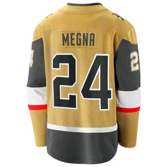 Jaycob Megna Vegas Golden Knights Fanatics Home Breakaway Jersey Gold