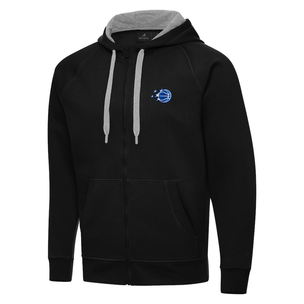 Orlando Magic Antigua New Logo Victory Full-Zip Hooded Sweatshirt - Black cheap