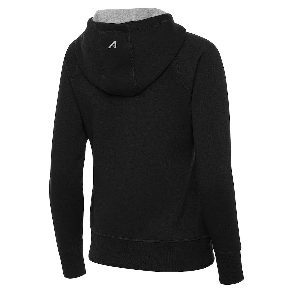 Orlando Magic Antigua Women's New Logo Victory Full-Zip Hooded Sweatshirt - Black for sale