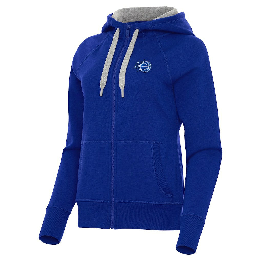 Orlando Magic Antigua Women's New Logo Victory Full-Zip Hooded Sweatshirt - Royal online