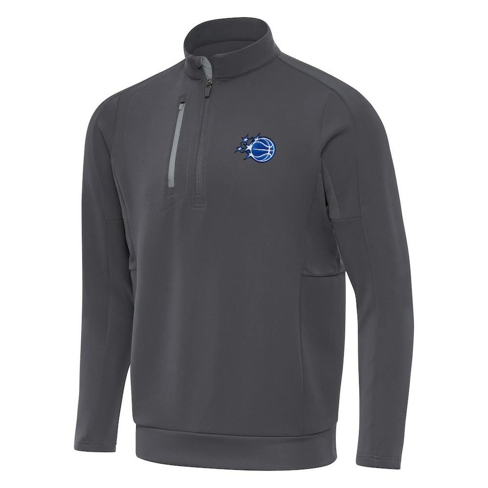 Orlando Magic Antigua New Logo Generation Quarter-Zip Pullover Top - Pewter | New Era sale