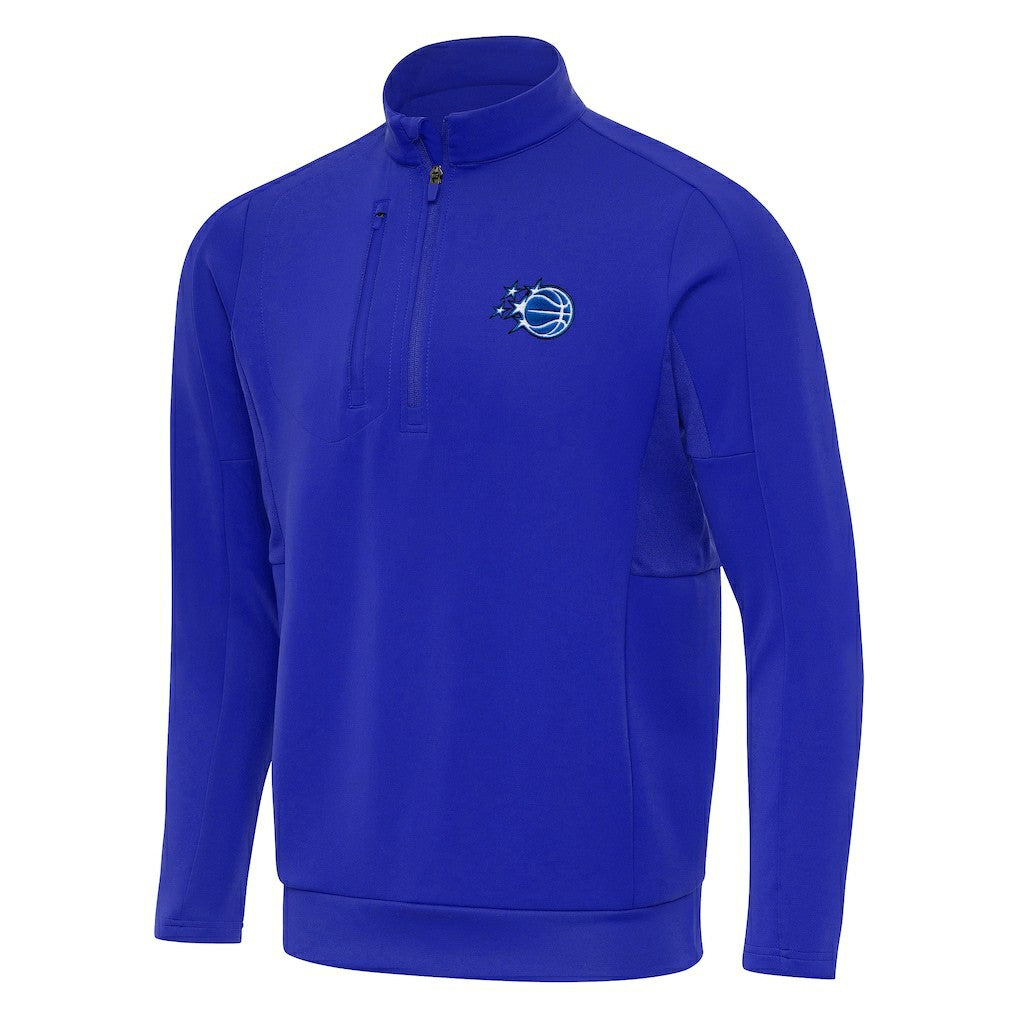 Orlando Magic Antigua New Logo Generation Quarter-Zip Pullover Top - Royal | New Era discount