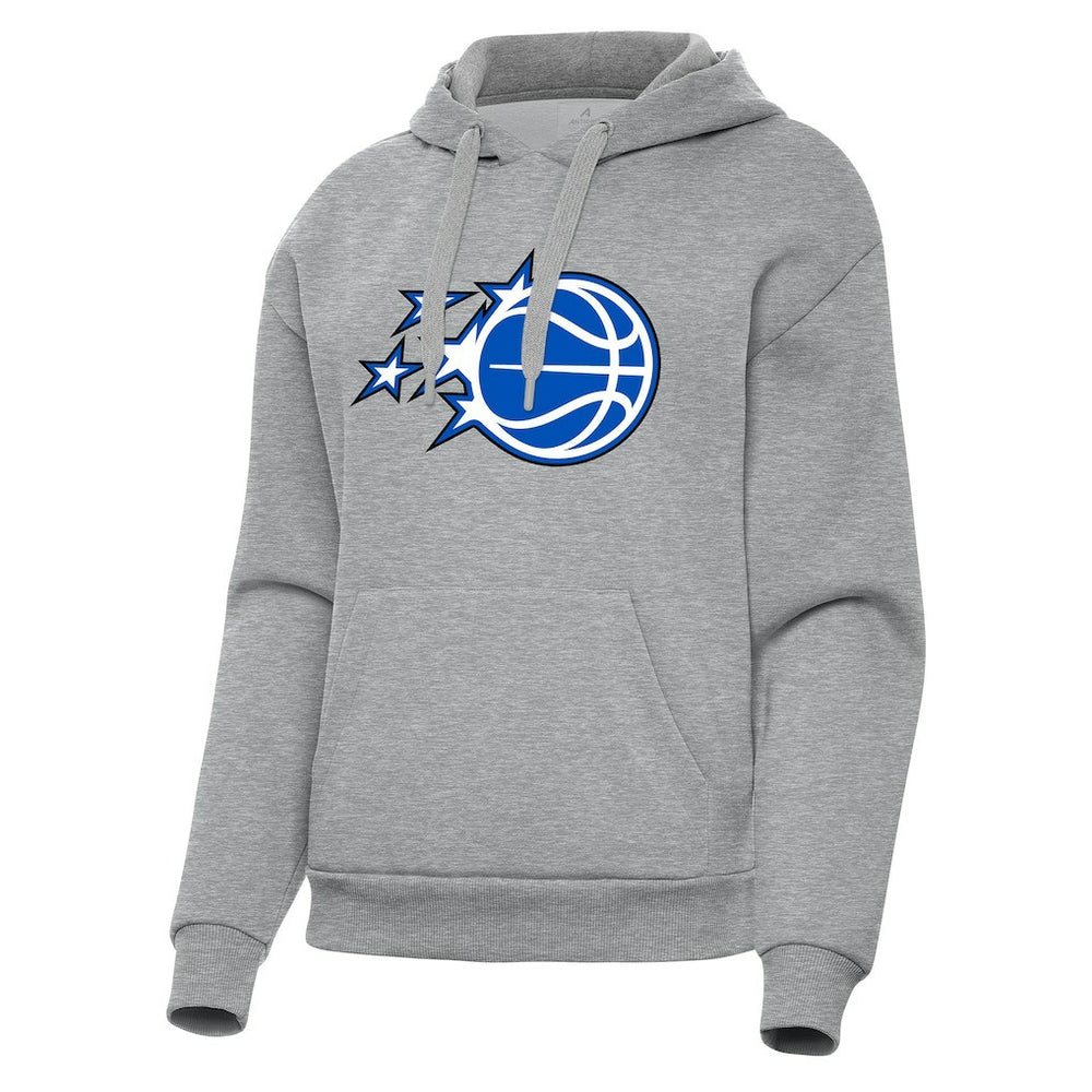 Orlando Magic Antigua Women's New Logo Victory Pullover Hoodie - Heather Gray sale