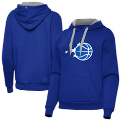 Orlando Magic Antigua Women's New Logo Victory Pullover Hoodie - Royal on sale