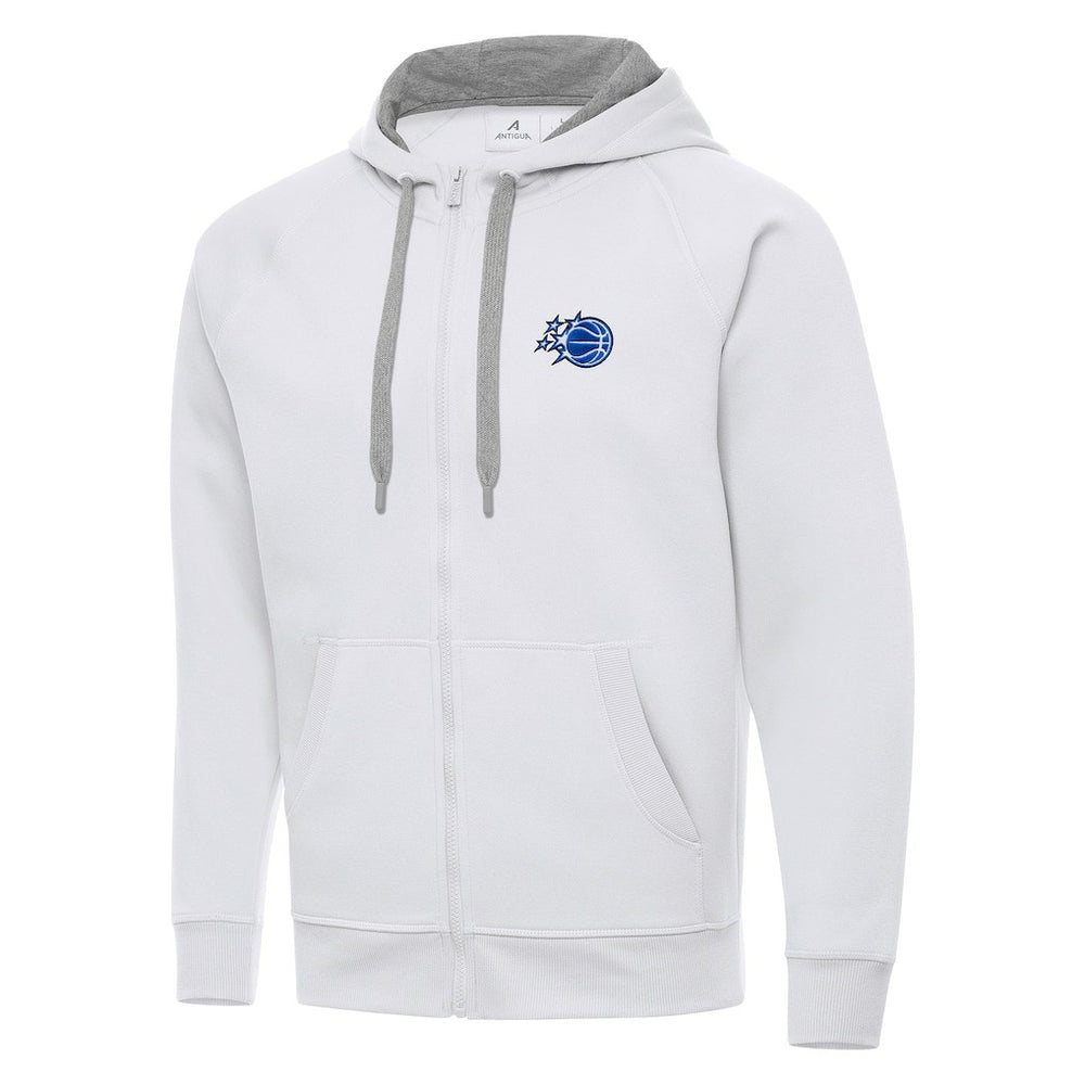 Orlando Magic Antigua New Logo Tall Victory Full-Zip Hooded Sweatshirt - White outlet