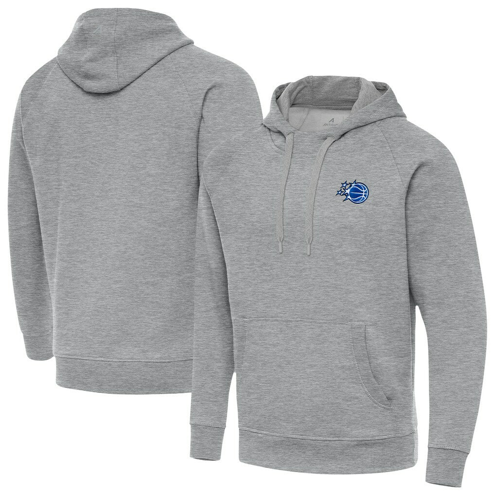 Orlando Magic Antigua New Logo Victory Pullover Hoodie - Heather Gray discount