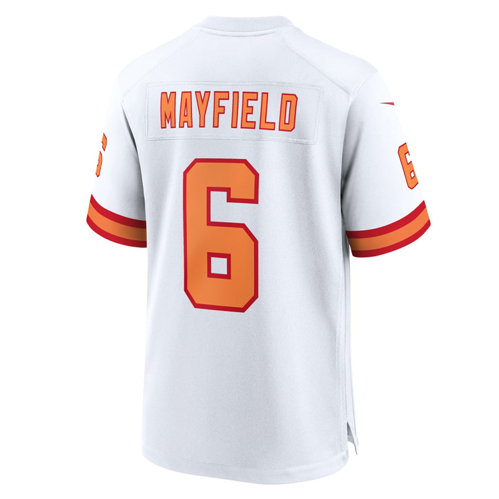 Baker Mayfield '76 Tampa Bay Buccaneers 50th Season Game Jersey - White | Nike for sale