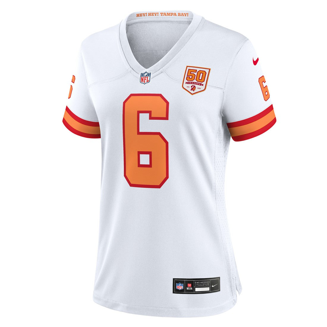 Baker Mayfield '76 Tampa Bay Buccaneers Women's 50th Season Game Jersey - White | Nike cheap