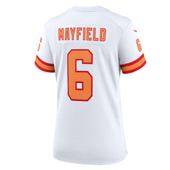 Baker Mayfield '76 Tampa Bay Buccaneers Women's 50th Season Game Jersey - White | Nike cheap