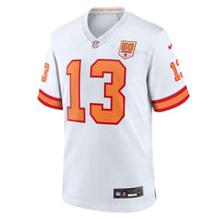 Mike Evans '76 Tampa Bay Buccaneers 50th Season Game Jersey - White | Nike sale