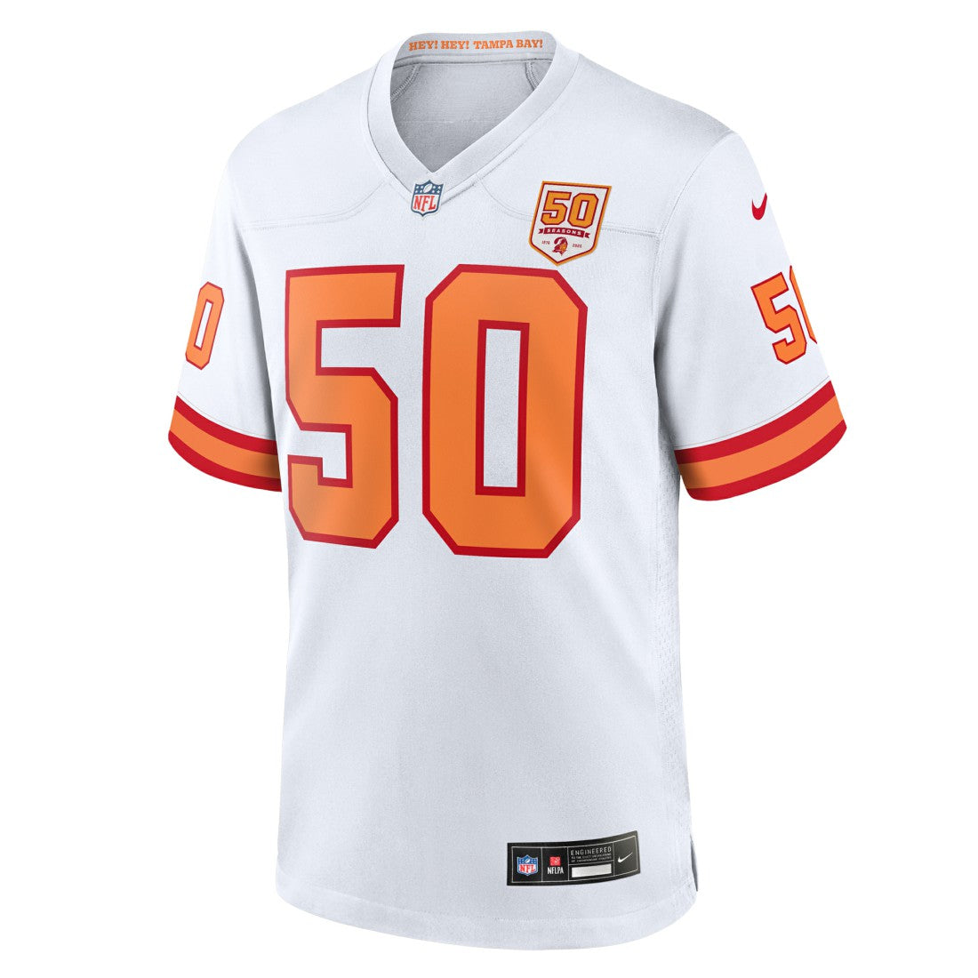 Vita Vea '76 Tampa Bay Buccaneers 50th Season Game Jersey - White | Nike for sale