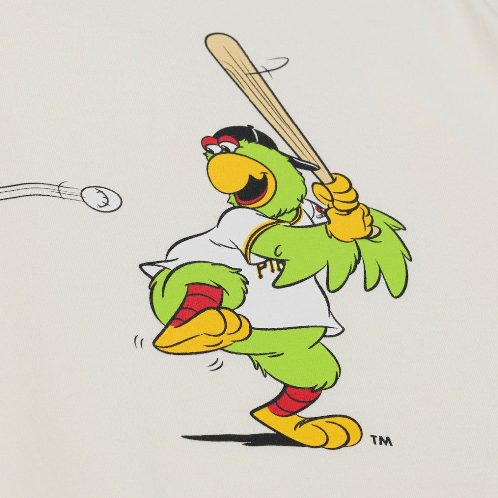 Pittsburgh Pirates Women's Boyfriend Raglan T-Shirt - Cream | Mitchell & Ness