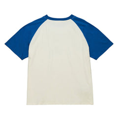 Chicago Cubs Women's Boyfriend Raglan T-Shirt - Cream | Mitchell & Ness
