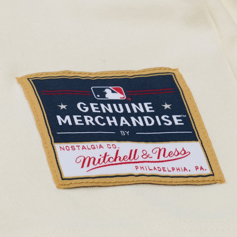 Chicago Cubs Women's Boyfriend Raglan T-Shirt - Cream | Mitchell & Ness