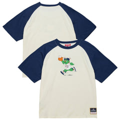 Houston Astros Women's Boyfriend Raglan T-Shirt - Cream | Mitchell & Ness