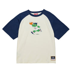 Houston Astros Women's Boyfriend Raglan T-Shirt - Cream | Mitchell & Ness