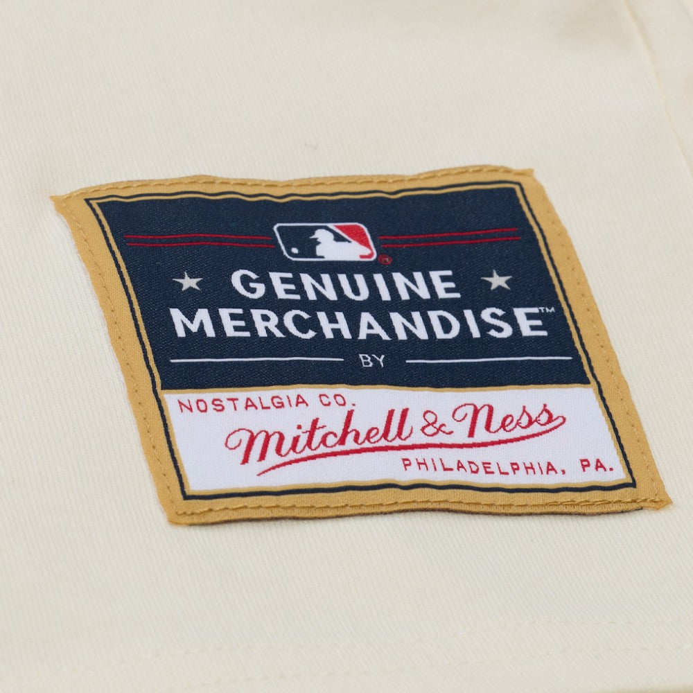 Houston Astros Women's Boyfriend Raglan T-Shirt - Cream | Mitchell & Ness