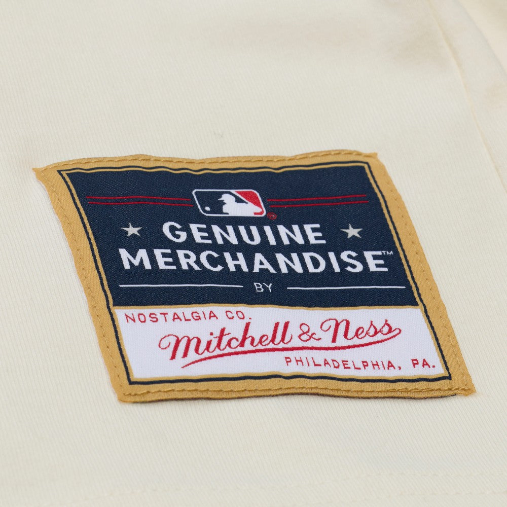 Milwaukee Brewers Women's Boyfriend Raglan T-Shirt - Cream | Mitchell & Ness
