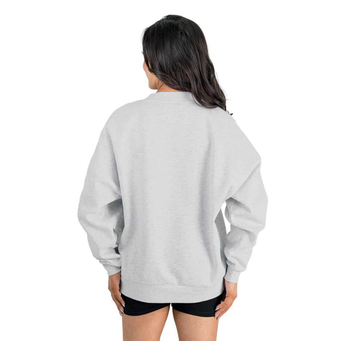 Houston Texans Gameday Couture Women's Home Turf Oversized Premium Fleece Pullover Sweatshirt - Ash for sale