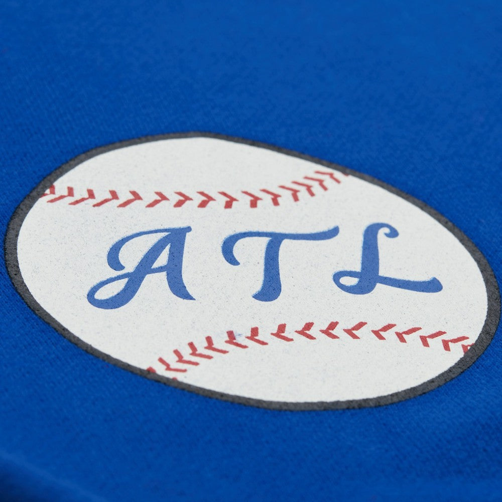 Atlanta Braves Women's Cooperstown Collection Crewneck Sweatshirt - Royal | Mitchell & Ness