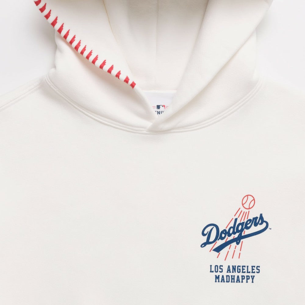 Los Angeles Dodgers Madhappy x MLB Unisex Heavyweight Fleece Hoodie - White