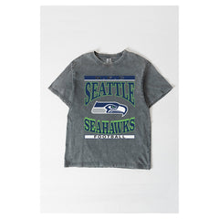 Seattle Seahawks Gameday Couture Women's Oversized Classic Grind Washed T-Shirt - Gray on sale