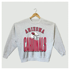 Arizona Cardinals Gameday Couture Women's Fierce Focus Premium Oversized Fleece Pullover Sweatshirt - Ash cheap