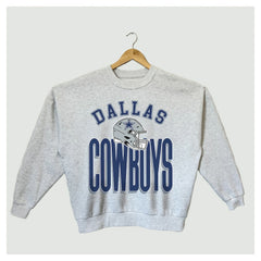 Dallas Cowboys Gameday Couture Women's Fierce Focus Premium Oversized Fleece Pullover Sweatshirt - Ash outlet