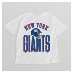 New York Giants Gameday Couture Women's Oversized Classic Fierce Focus T-Shirt - White on sale